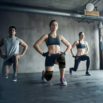 Copper Knit Compression Knee Brace - image 1