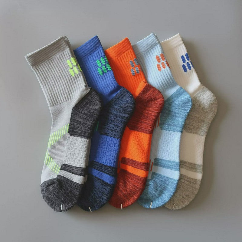 Active Air Knit Cushioned Quarter Compression Socks(3 Pairs) - image 1