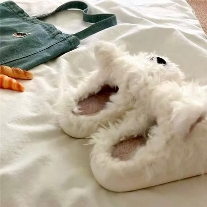 Cozy Puppy Plush House Slippers - image 3
