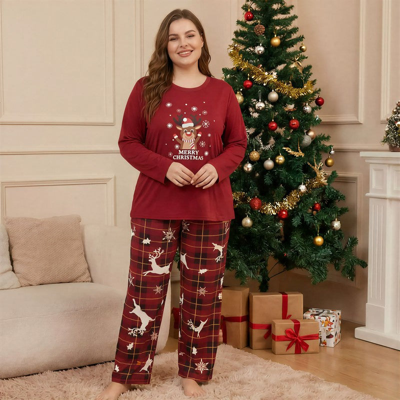 Merry Christmas Plaid Pajama Set - image 0