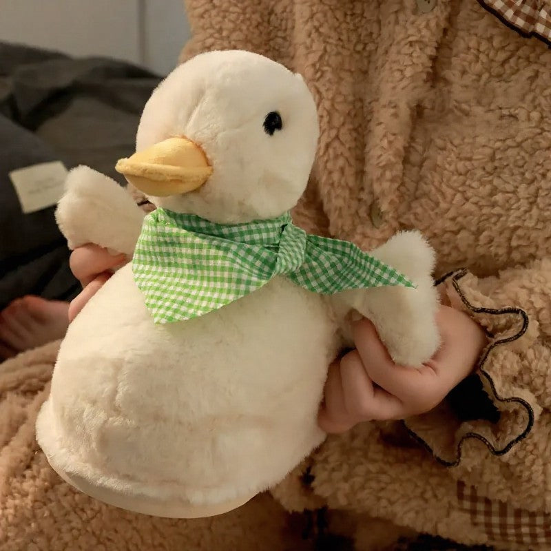 Plus Size Cozy Duck Scarf Plush Indoor Slippers - image 1