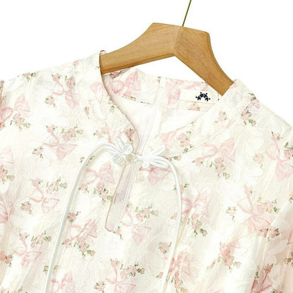 Romantic Floral Garden Midi Dress - image 1